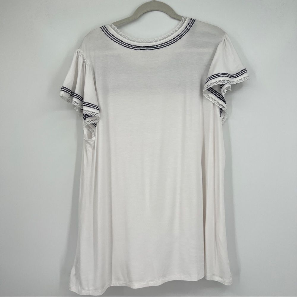 Torrid Super Soft Knits Short Flutter Sleeves Top… - image 6